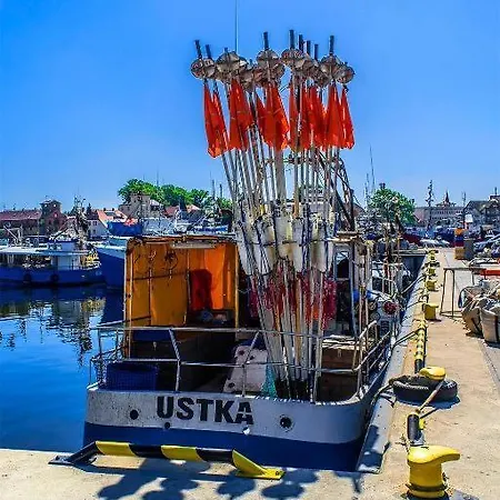 公寓 Grand Royal Baltic - Luksusowy 150 Metrow Od Plazy, Port, Taras, Bezplatny Parking, Lokalizacja W Centrum Ustki