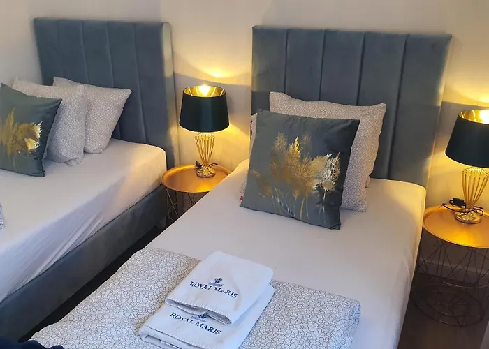 Grand Royal Baltic - Luksusowy 150 Metrow Od Plazy, Port, Taras, Bezplatny Parking, Lokalizacja W Centrum Ustki *